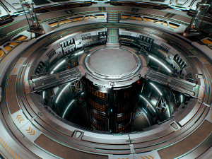 Sci-Fi Hangar Scene Unreal Engine4 3D Модель