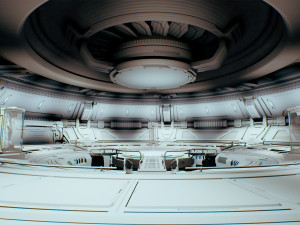 Sci-Fi Hangar Scene Unreal Engine4 3D Модель