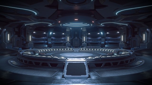 Sci-fi Hangar Rework Scene 3D Модель .c4d .max .obj .3ds .fbx .stl .blend 