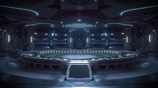 Sci-fi Hangar Rework Scene 3D Model .c4d .max .obj .3ds .fbx .stl .blend 