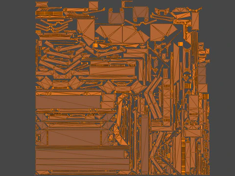 Sci-Fi Door Game 3D Model