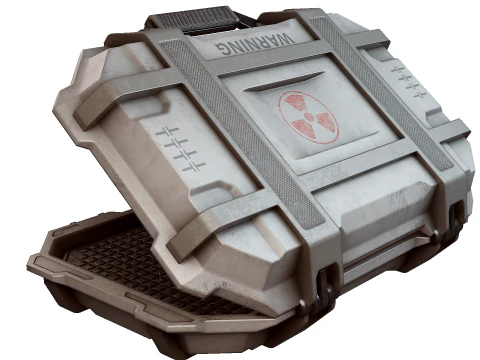Sci-fi Container Game-ready 3D Model