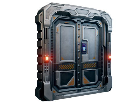 Sci-Fi Door Games 7 Modelo 3D