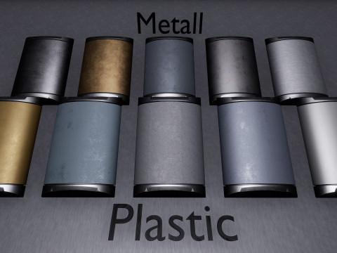 Sci-fi Space Materials Unreal Engine 3D Model