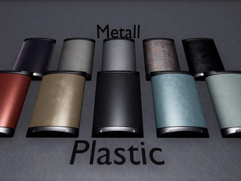 Sci-fi Space Materials Unreal Engine 3D Model