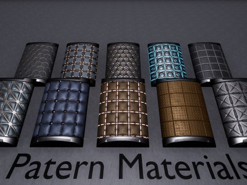 Sci-fi Space Materials Unreal Engine 3D Model