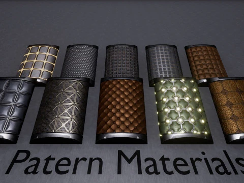 Sci-fi Space Materials Unreal Engine 3D Model