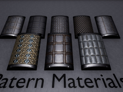 Sci-fi Space Materials Unreal Engine 3D Model