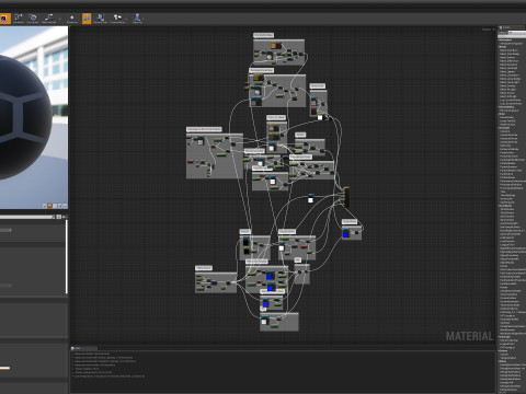 Sci-fi Space Materials Unreal Engine 3D Model