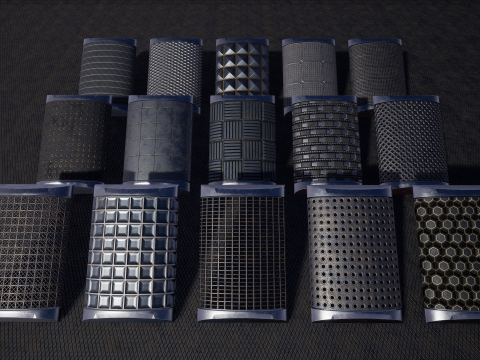 Sci-fi Space II Materials Unreal Engine 3D Model