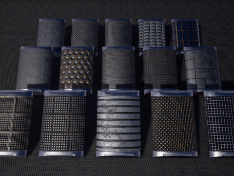 Sci-fi Space II Materials Unreal Engine 3D Model
