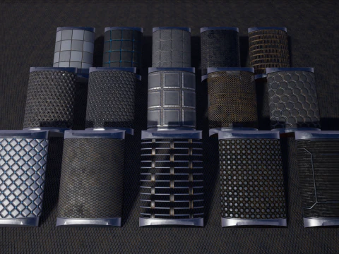 Sci-fi Space II Materials Unreal Engine 3D Model