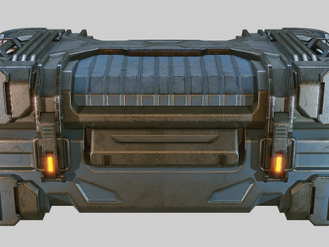Sci-Fi Container New Game Free Model 3D