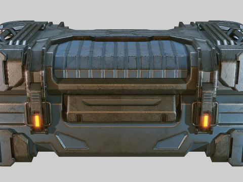 Sci-Fi Container New Game Free 3D Model