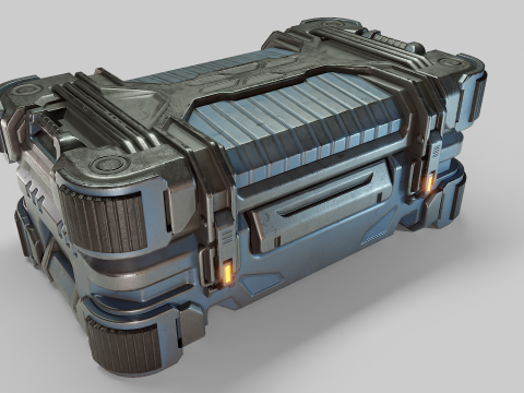 Sci-Fi Container New Game Free Model 3D