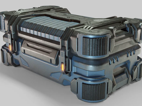 Sci-Fi Container New Game Free 3D Model