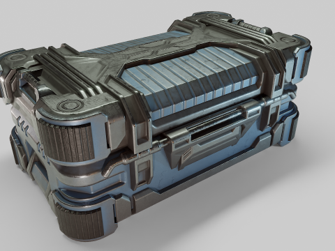 Sci-Fi Container New Game Free Model 3D