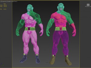 The faceless bionic warrior soldier Model 3D