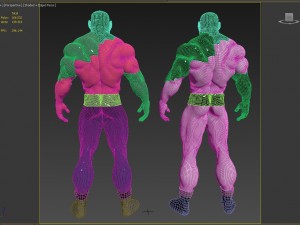 The faceless bionic warrior soldier Model 3D