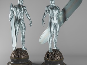 Silver surfer 3D 모델