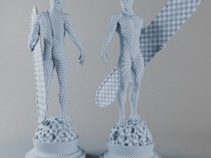 Silver surfer 3D-Modell