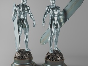 Silver surfer 3D-Modell