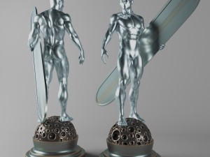 Silver surfer 3D-Modell