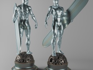 Silver surfer 3D-Modell