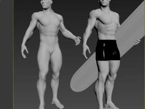 Silver surfer 3D Model