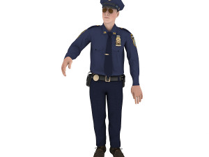 PolyceMan dancing 3D Модель