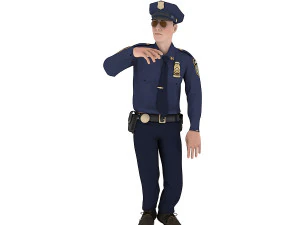 PolyceMan dancing 3D Model