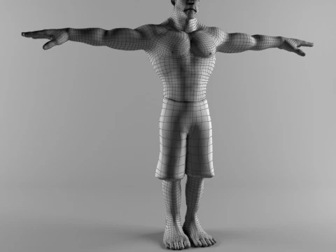 Modelo de personagem 3D do Hulk Modelo 3D