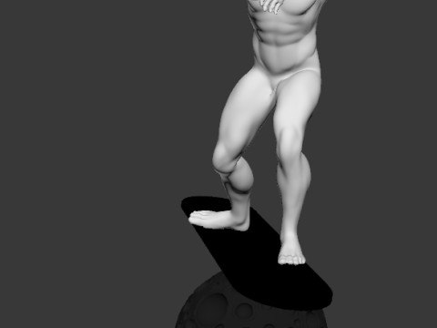 Silver Surfer - Sci-Fi Static Game Ready 3Dモデル