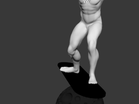 Silver Surfer - Sci-Fi Static Game Ready 3D Model