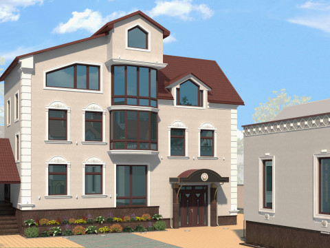 Embassy of Azerbaijan in Chisinau of Embassy and Consulate Buildings 3D 模型