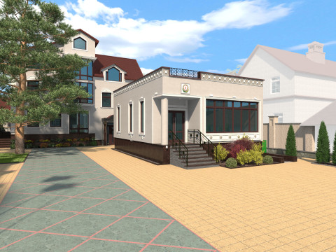 Embassy of Azerbaijan in Chisinau of Embassy and Consulate Buildings 3D 模型