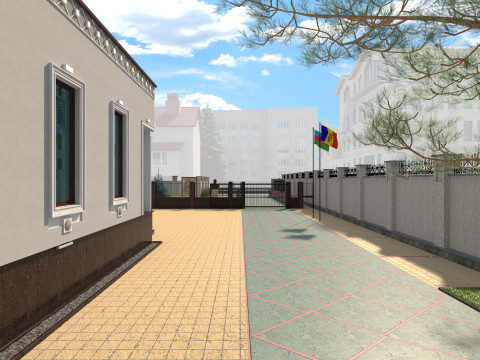 Embassy of Azerbaijan in Chisinau of Embassy and Consulate Buildings 3D 模型