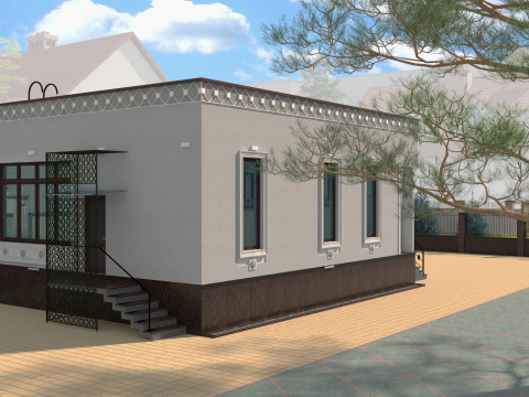 Embassy of Azerbaijan in Chisinau of Embassy and Consulate Buildings 3D 模型