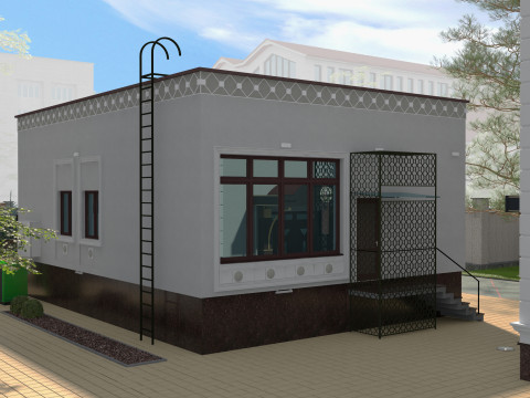 Embassy of Azerbaijan in Chisinau of Embassy and Consulate Buildings 3D 模型