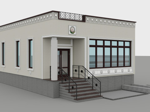 Embassy of Azerbaijan in Chisinau of Embassy and Consulate Buildings 3D 模型
