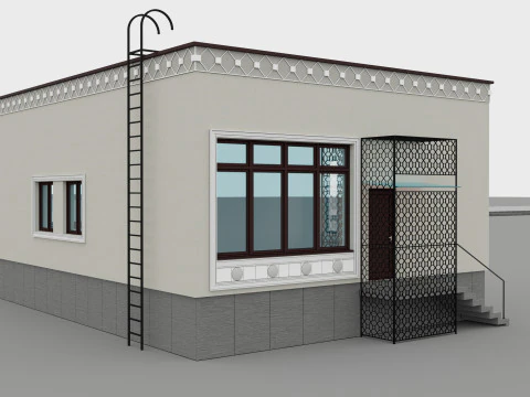 Embassy of Azerbaijan in Chisinau of Embassy and Consulate Buildings 3D Model
