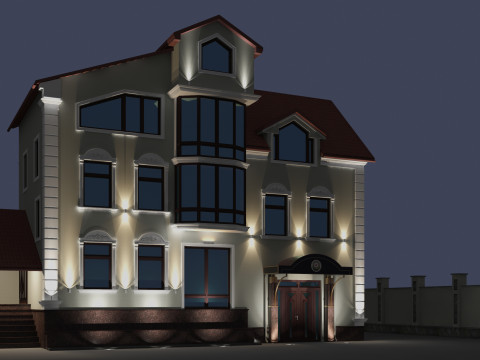 Embassy of Azerbaijan in Chisinau of Embassy and Consulate Buildings 3D 模型
