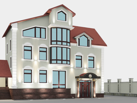 Embassy of Azerbaijan in Chisinau of Embassy and Consulate Buildings 3D 模型