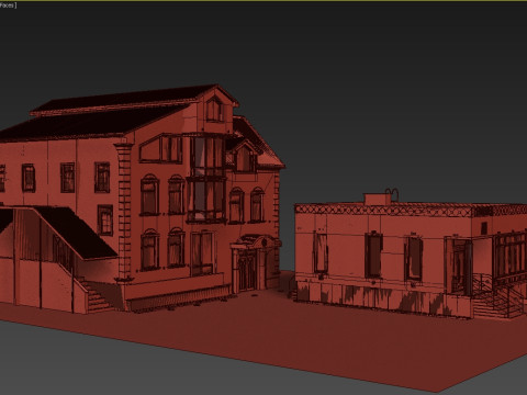 Embassy of Azerbaijan in Chisinau of Embassy and Consulate Buildings 3D 模型