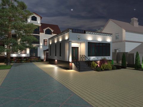 Embassy of Azerbaijan in Chisinau of Embassy and Consulate Buildings 3D 模型