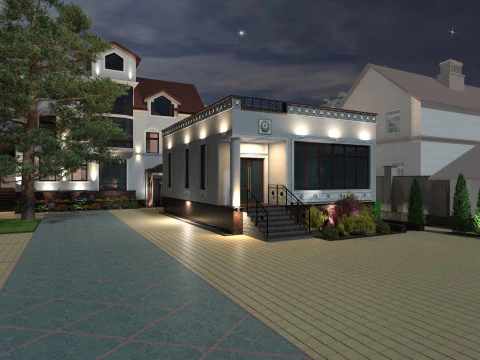 Embassy of Azerbaijan in Chisinau of Embassy and Consulate Buildings 3D Model