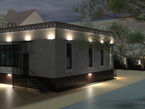 Embassy of Azerbaijan in Chisinau of Embassy and Consulate Buildings 3D 模型
