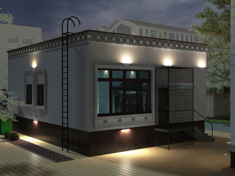 Embassy of Azerbaijan in Chisinau of Embassy and Consulate Buildings 3D 模型