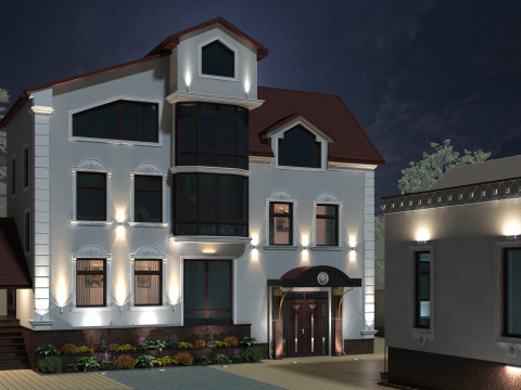 Embassy of Azerbaijan in Chisinau of Embassy and Consulate Buildings 3D 模型
