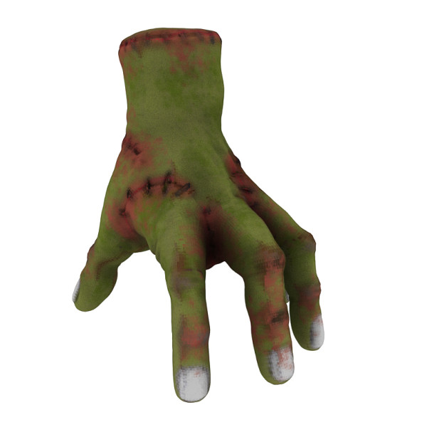 Realistic Severed Zombie Hand Horror Model 3D .c4d .max .obj .3ds .fbx .stl .blend 